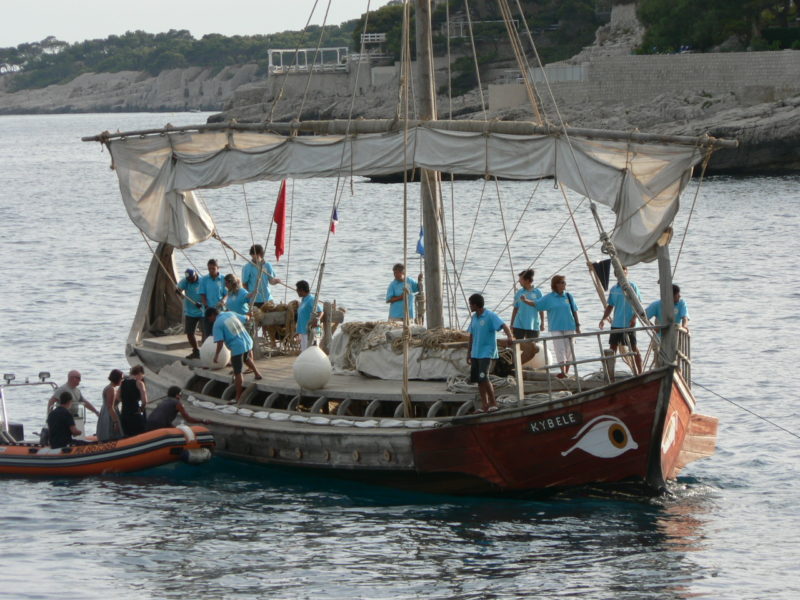 Réplica de barco grego