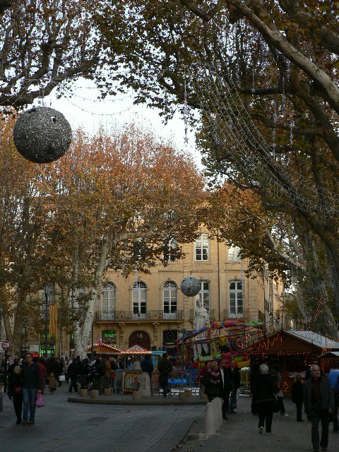 Cours Mirabeau Natal Aix-en-Provence