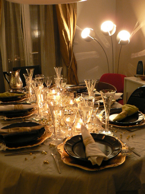 Decoração mesa de Natal