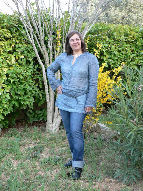 Bata em jeans
